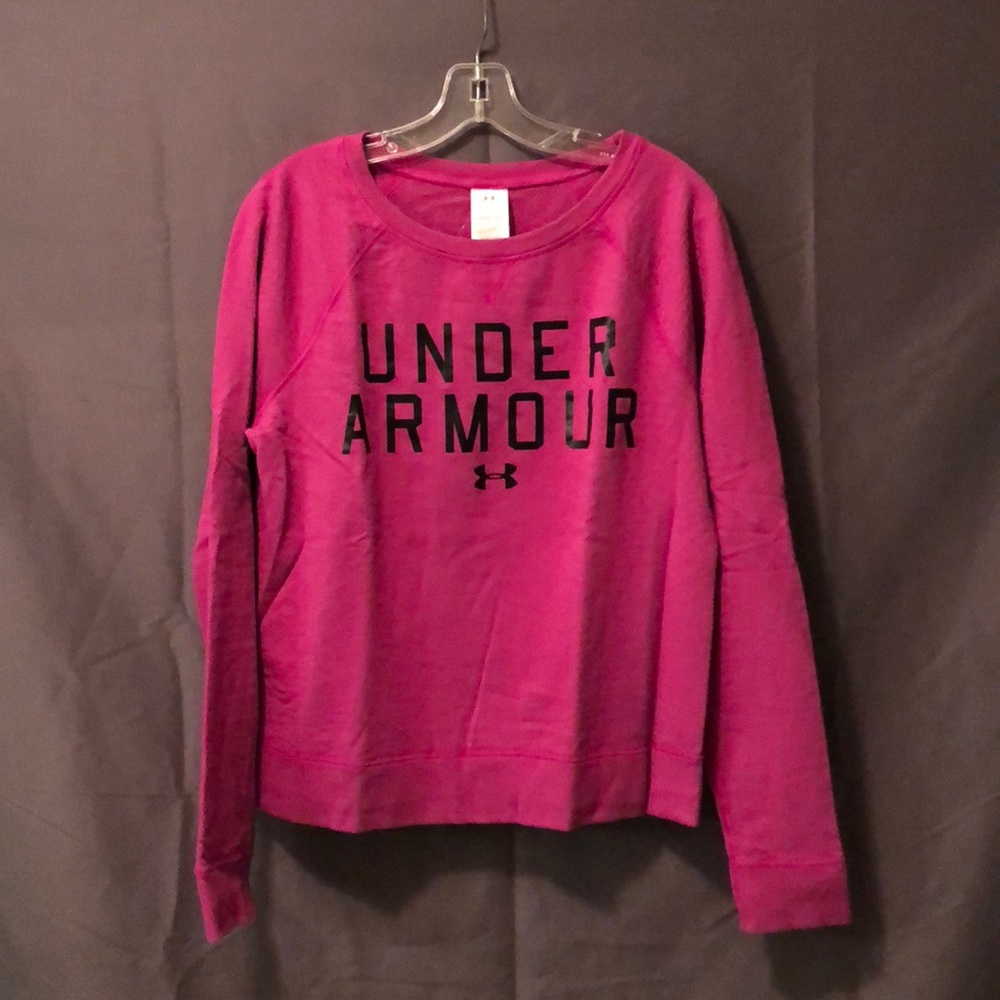 Pink Under Armour Sweatshirt